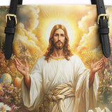 Catholight Resurrection Bloom Leather Tote Bag