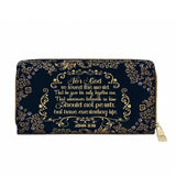 Catholight  Everlasting Life Leather Wallet Purse