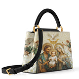 Catholight Holy Family Sacred Leather Satchel Bag