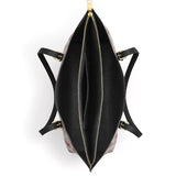 Catholight  Sacred Serenity: The Madonna’s Tender Embrace Leather Tote Bag