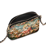 Catholight Halo Of Roses Leather Crossbody Bag