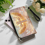 Catholight  Dove of Peace Leather Wallet Purse