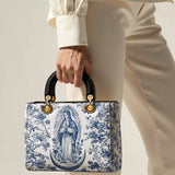 Catholight Sacred Serenity Virgin Mary Lady Leather Bag