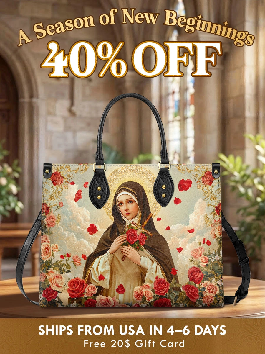 Catholight  Little Flower Elegance Leather Bag