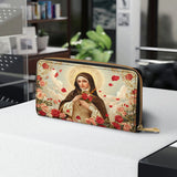 Catholight  Little Flower Elegance Leather Wallet Purse