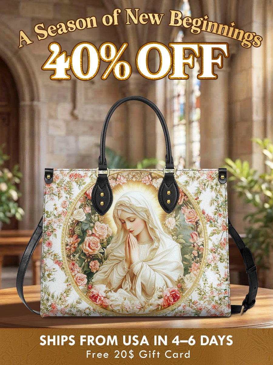 Catholight  Virgin Mary's Grace Leather Bag