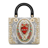Catholight Immaculate Heart of Mary Elegance Lady Leather Bag