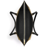 Catholight Psalm of Peace Leather Tote Bag