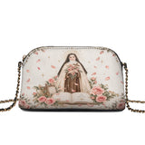 Catholight St. Thérèse of Lisieux Little Way Leather Crossbody Bag