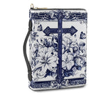 Catholight The Cross Amidst Blooming Faith Bible Cover