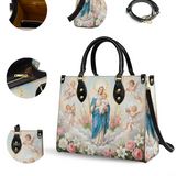 Catholight Our Lady Of Heavenly Peace Leather Bag