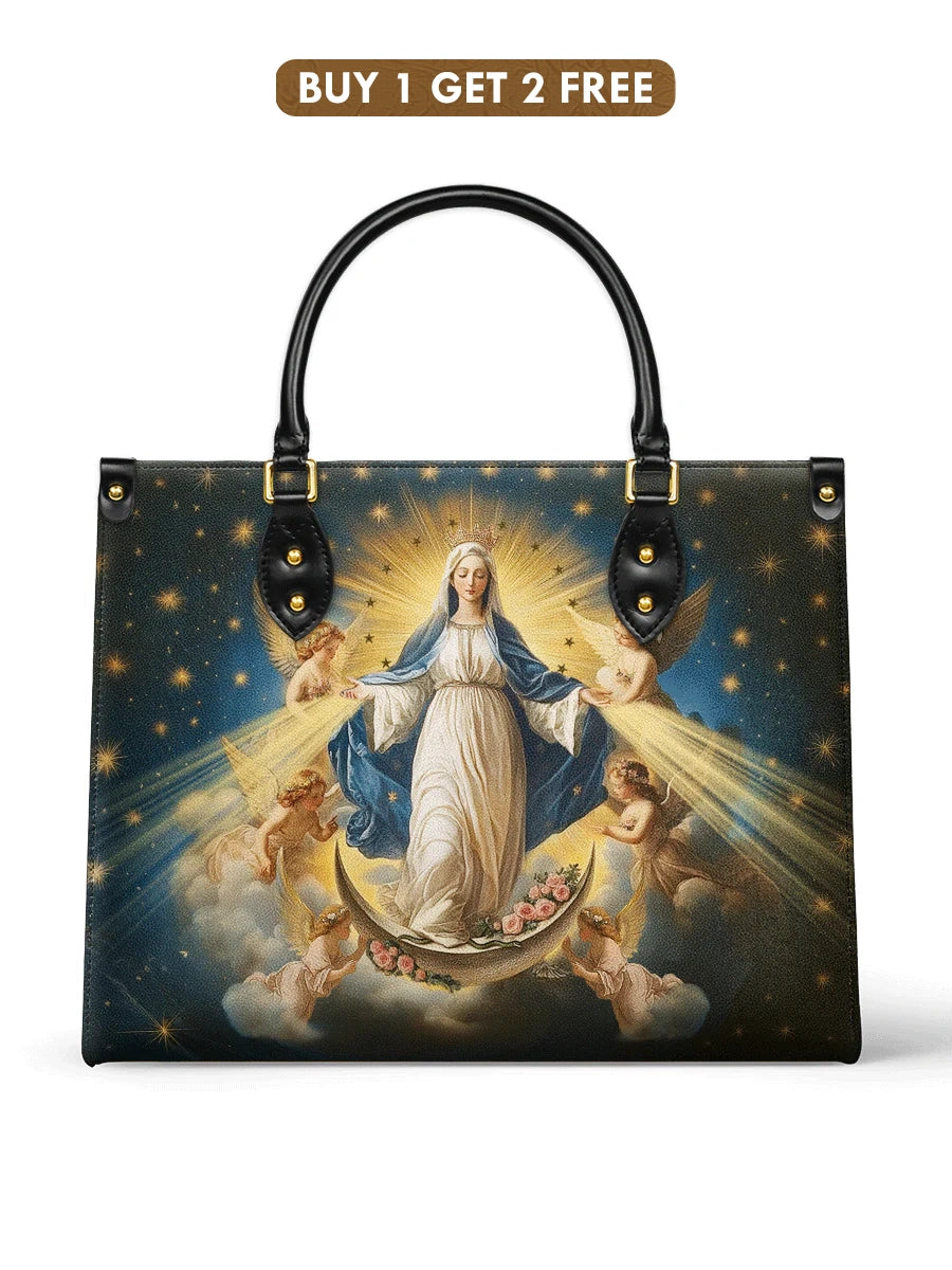 Catholight  The Queen of Heaven Leather Bag