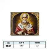 Catholight Saint Nicholas The Patron of Generosity Men's Wallet