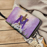 Catholight  Faithful Bloom Leather Wallet Purse