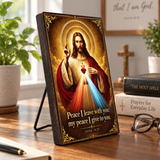 Catholight A Testament of Grace and Compassion Wooden Art Quote