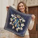 Catholight Crown Of Grace Square Scarf