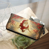 Catholight  Glorious Ascension Christ Rising in Majesty - Leather Wallet Purse