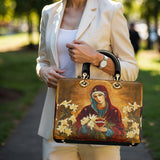 Catholight The Lily Of Purity Lady Leather Bag