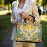 Catholight Grace of the Holy Spirit Personalized Lady Leather Bag