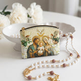 Catholight Holy Family Sacred Leather Rosary Pouch