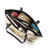 Catholight Holy Family Sacred Leather Tote Bag