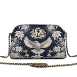 Catholight The Holy Spirit and Lily Devotional Leather Crossbody Bag