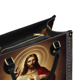 Catholight  A Testament of Grace and Compassion Leather Bag