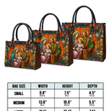 Catholight Holy Family Eternal Light Leather Bag