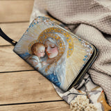 Catholight  Divine Grace and Serenity - Leather Wallet Purse