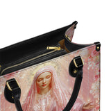 Catholight In Mary’s Loving Arms Leather Bag
