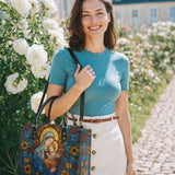 Catholight Blessed Embrace Leather Bag