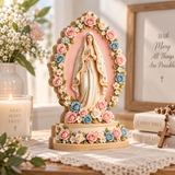 Catholight Wooden Faith Block - With Mary All Things Are Possible