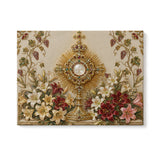 Catholight Eucharistic Bloom Canvas Wall Art