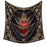 Catholight Flaming Sorrows Square Scarf