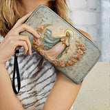 Catholight  The Crescent of Serenity Leather Wallet Purse