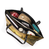 Catholight Divine Light and Love Leather Tote Bag