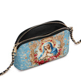 Catholight Our Lady of Grace Leather Crossbody Bag