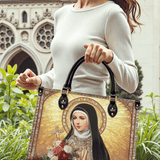 Catholight  The Little Flower of Grace Leather Bag