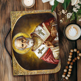 Catholight Saint Nicholas The Patron of Generosity Bible Cover