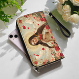 Catholight  Little Flower Elegance Leather Wallet Purse