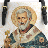 Catholight Saint Peter Reverence Leather Tote Bag