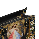 Catholight St. Faustina Divine Mercy Vision Leather Bag