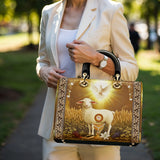 Catholight The Lamb Of Redemption Lady Leather Bag