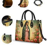 Catholight  Roses of Guadalupe Leather Bag