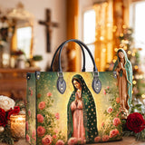Catholight  Roses of Guadalupe Leather Bag