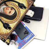 Catholight  The Little Flower of Grace Leather Bag