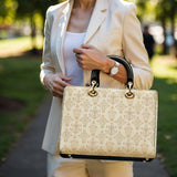Catholight The Ave Maria Pattern Lady Leather Bag