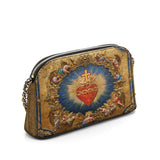 Catholight Sacred Heart of Divine Leather Crossbody Bag