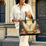Catholight Dove of Eternal Light Personalized Leather Bag