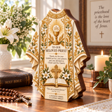 Catholight Wooden Faith Block - To Our Beloved Priest